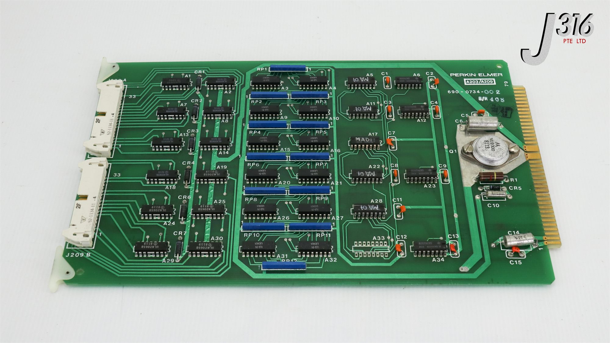 23107 PERKIN ELMER PCB ASSY, A203/A209, 690-5063-002 690-0734-002